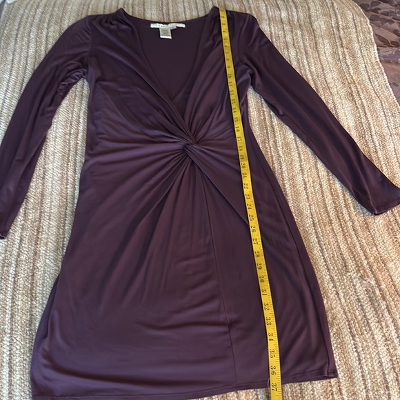 Max Studio Purple Long Sleeved Dress L - Picture 8 of 11